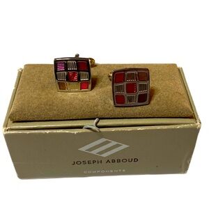 Vintage New In Box Joseph Abboud Cuff Links Still In the box.